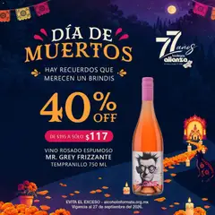 Vista previa de Bodegas Alianza catálogo Dia de Muertos, nuevo folleto de la tienda, válido en México a partir del 27/09/2026