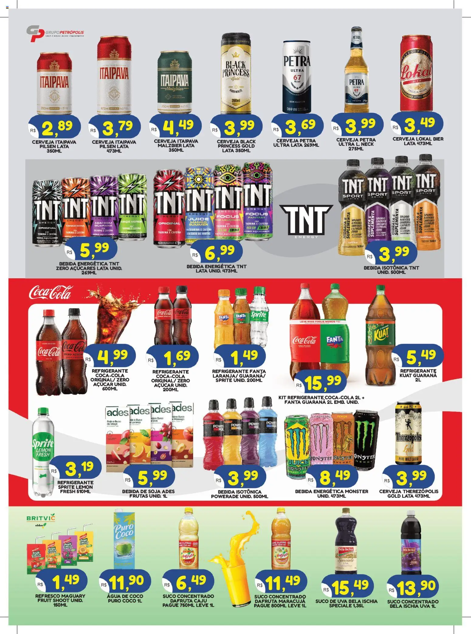 Bramil Supermercados Folheto - válido de 03/07/2026 | Página: 10 | Produtos: Maracujá, Suco, Bebida, Monster