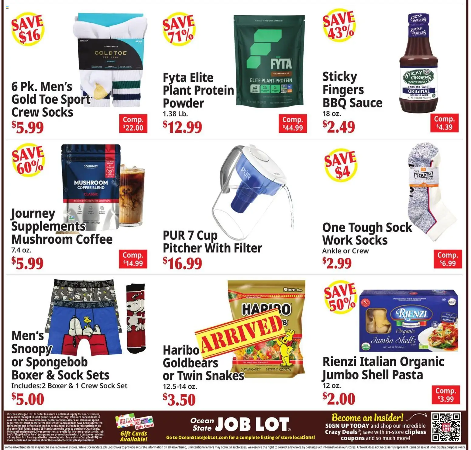 Ocean State Job Lot Ad - valid from 04.06.2026 | Page: 7 | Products: Powder, Coffee, Sauce, Case