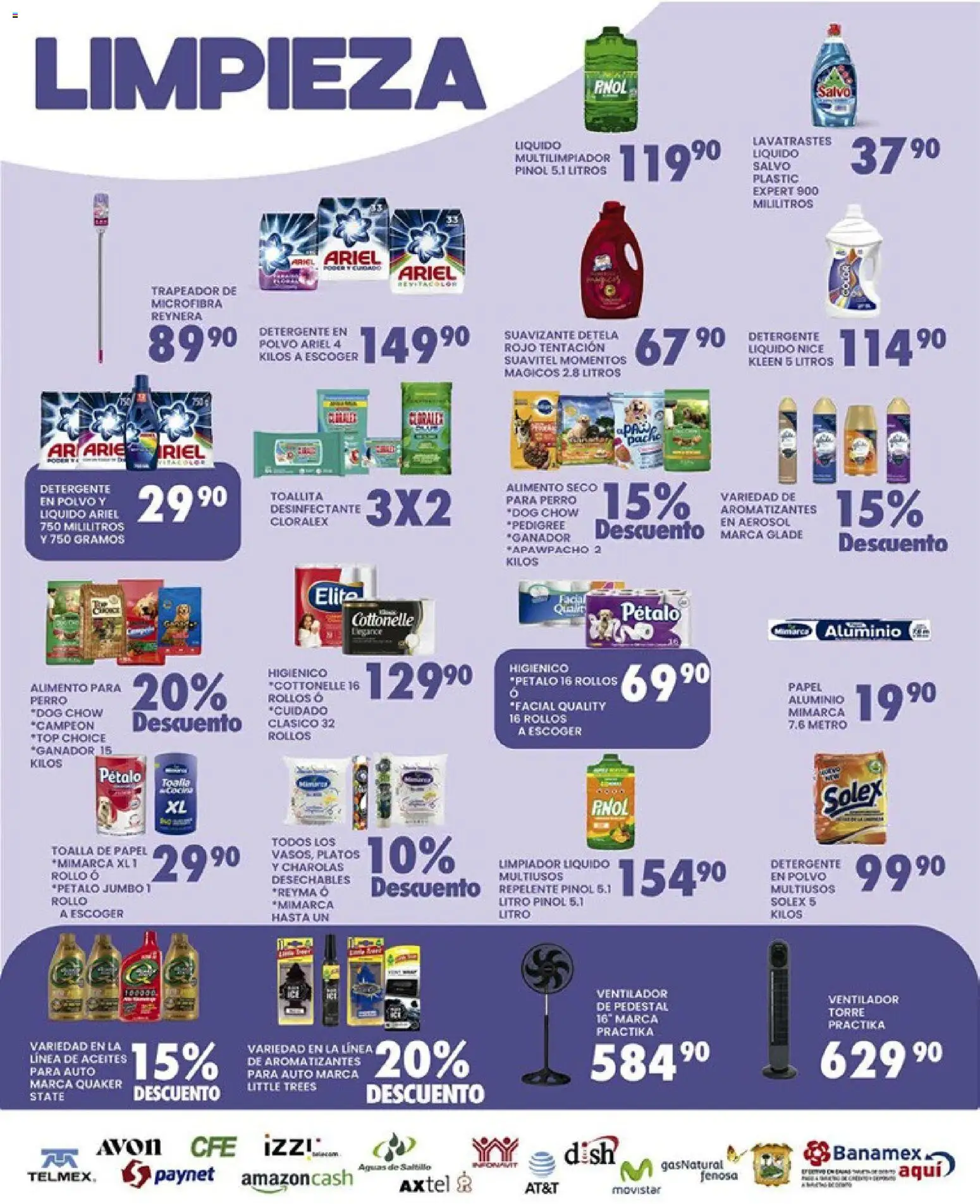 Nuevas ofertas de Alsuper válidas en toda la República Mexicana desde el 03/04/2026. ¡Encuentra las mejores ofertas en Alsuper folleto Saltillo! | Página: 5 | Productos: Detergente, Toalla, Desinfectante, Polvo
