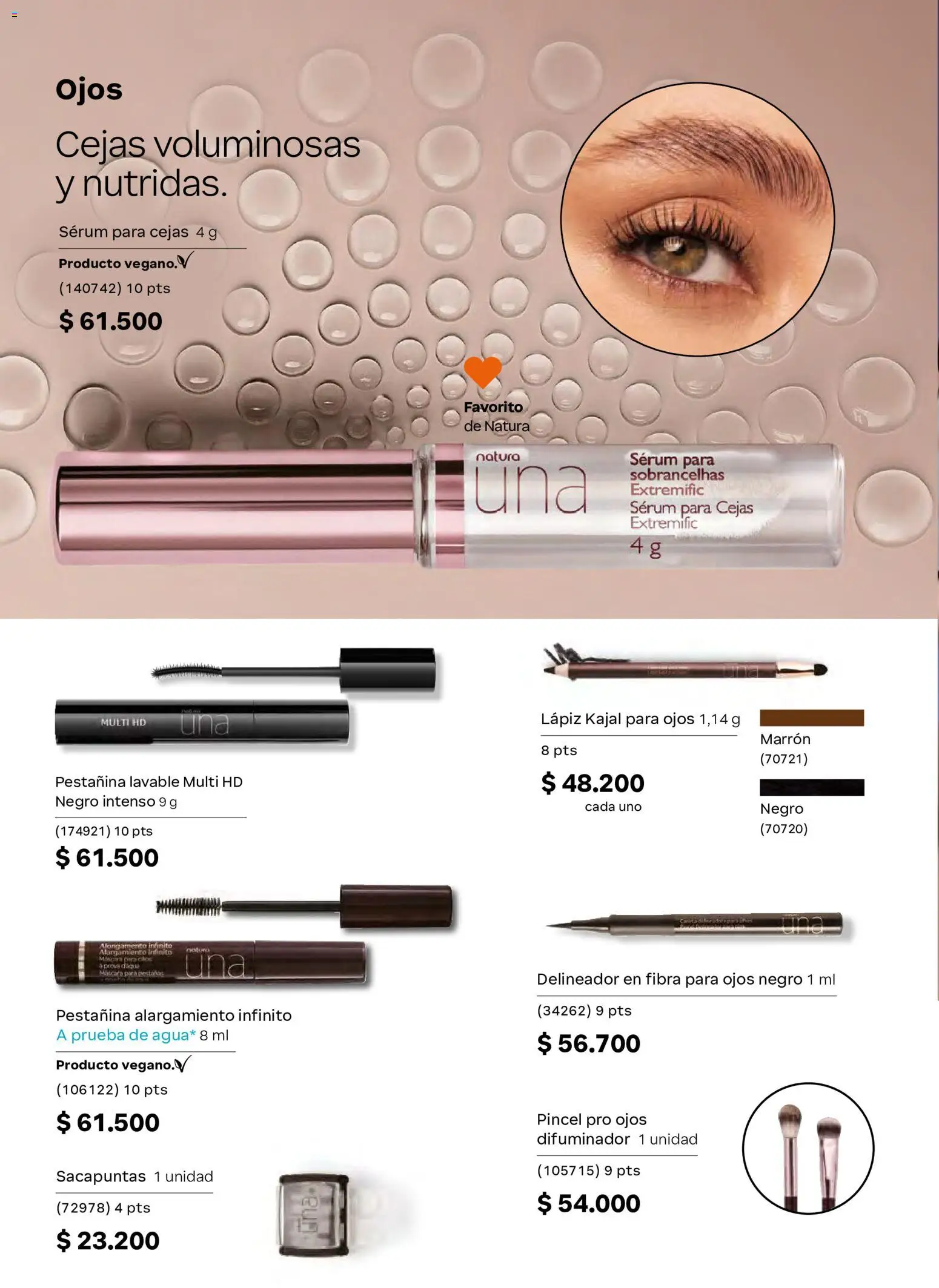 Natura revista - valida desde el 29.04.2026 | Página: 69 | Productos: Serum, Sacapuntas, Delineador