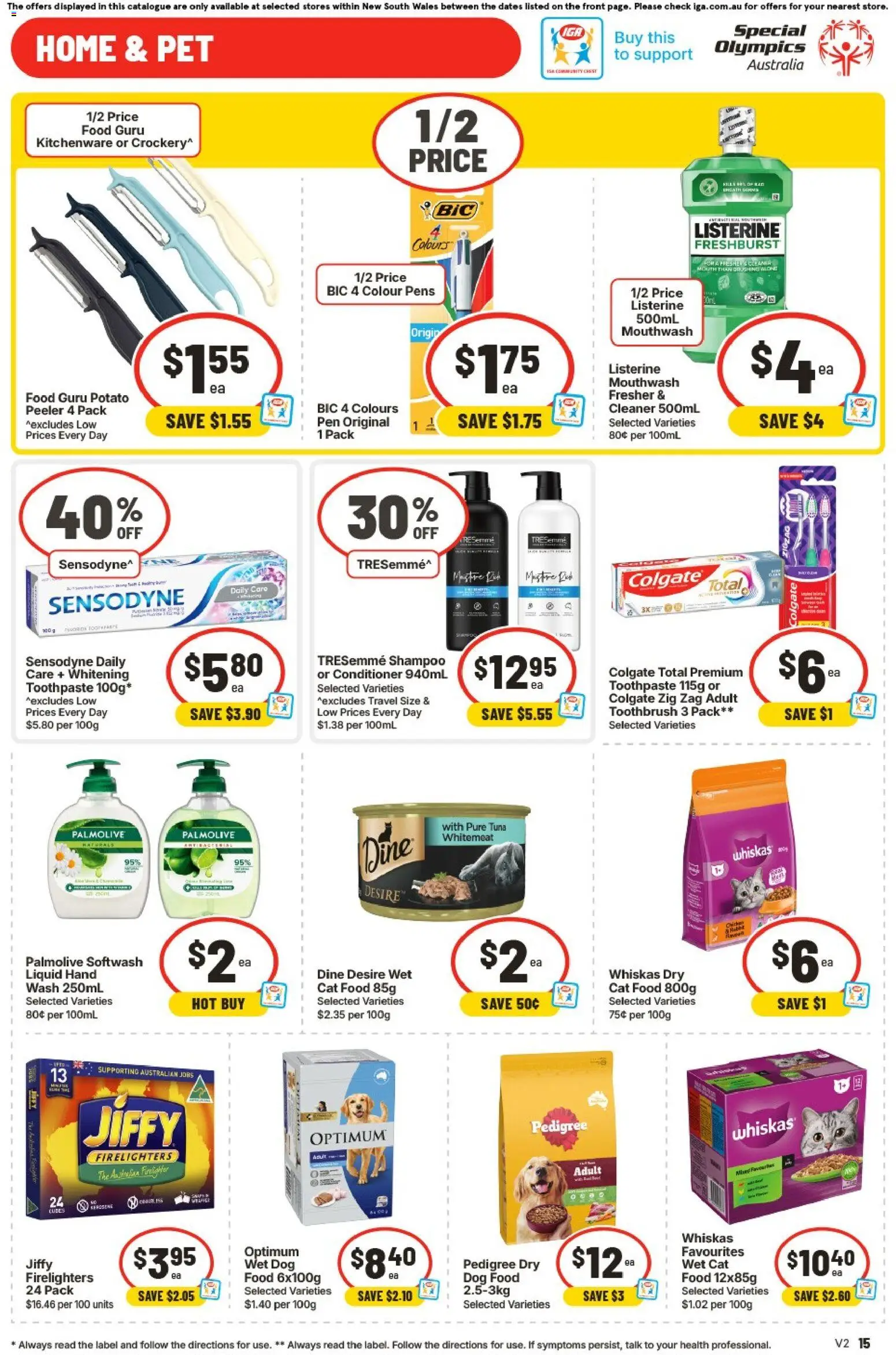 IGA catalogue - valid from 13.05.2026 | Page: 15 | Products: Butter, Fish, Ice cream, Pies