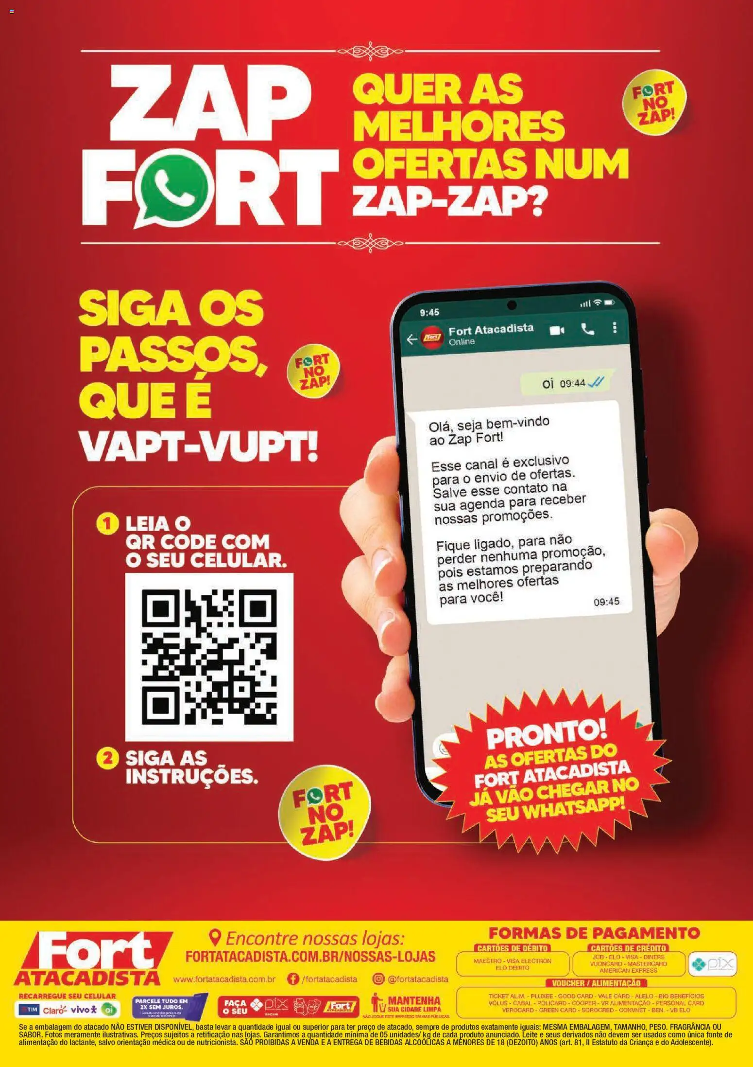 Fort Atacadista Folheto - válido de 22.05.2026 | Página: 2 | Produtos: Celular, Fragrância, Leite