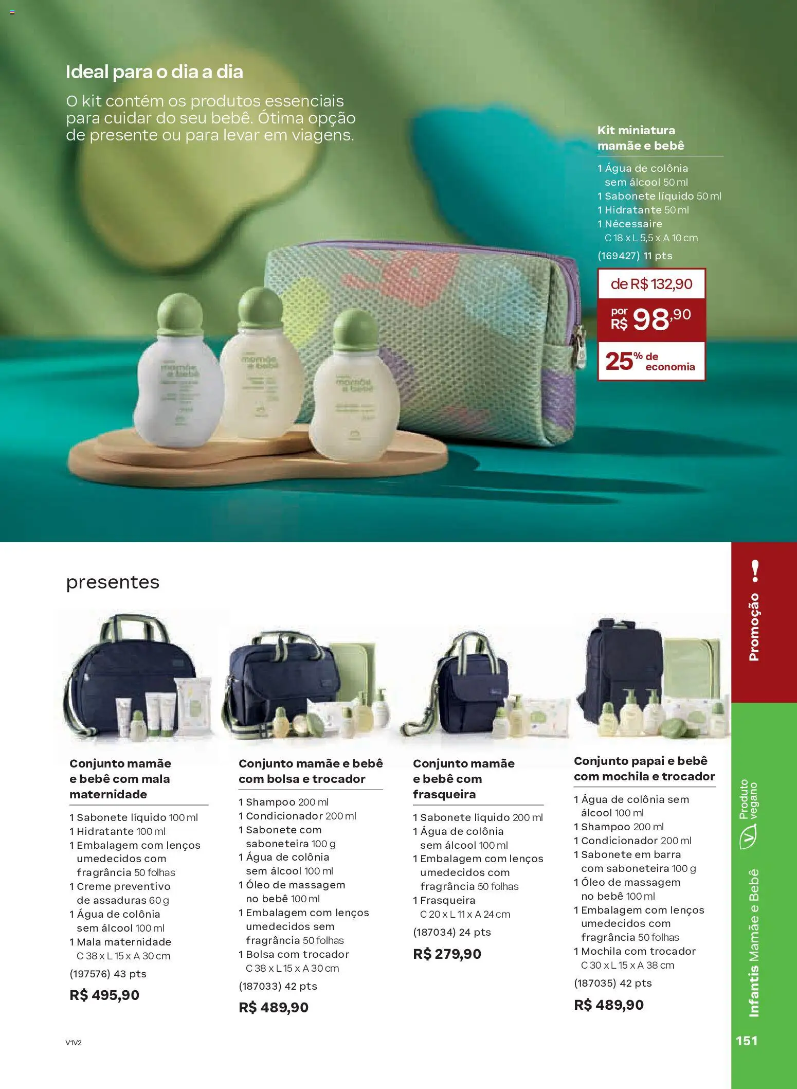 Natura Folheto - válido de 19.02.2026 | Página: 151 | Produtos: Shampoo, Necessaire, Óleo, Bolsa