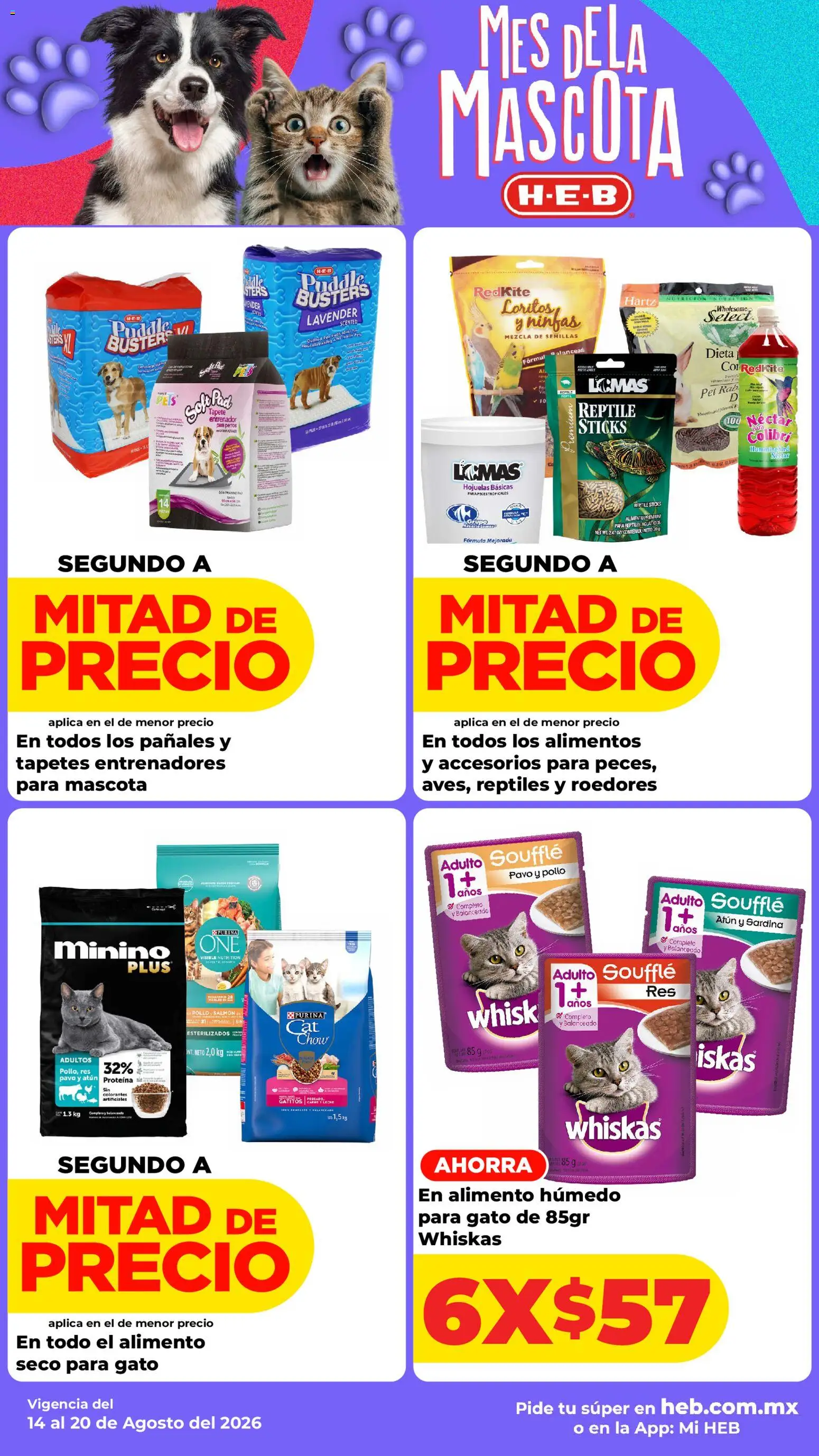 Nuevas ofertas de H-E-B válidas en toda la República Mexicana desde el 14/08/2026. ¡Encuentra las mejores ofertas en H-E-B folleto! | Página: 10 | Productos: Pollo, Semillas, Pañales, Tapete