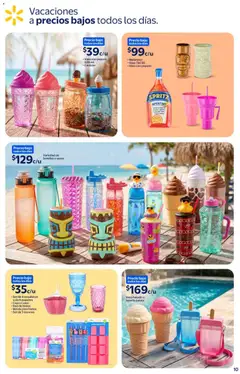 Vista previa de Walmart folleto Precios bajos todos los días, nuevo folleto de la tienda, válido en México a partir del 22/07/2026 | Página: 10 | Productos: Paleta, Helado, Molde, Vasos