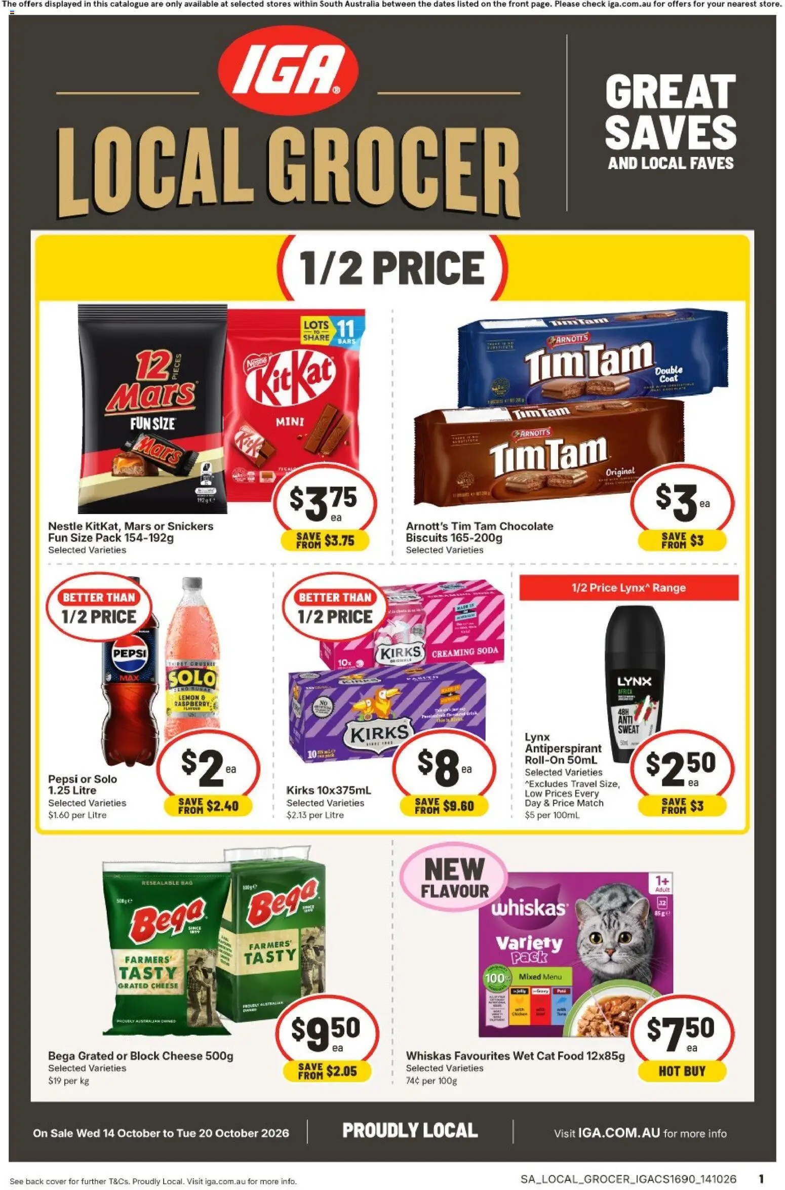 IGA catalogue - valid from 14/10/2026 | Page: 1