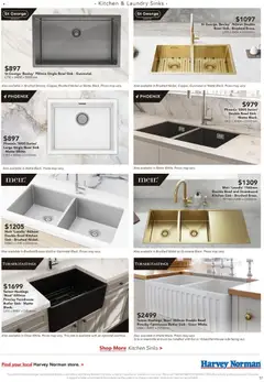 Preview of Harvey Norman catalogue - valid from 09/09/2026 | Page: 17 | Products: Sink, Accessories, Laundry