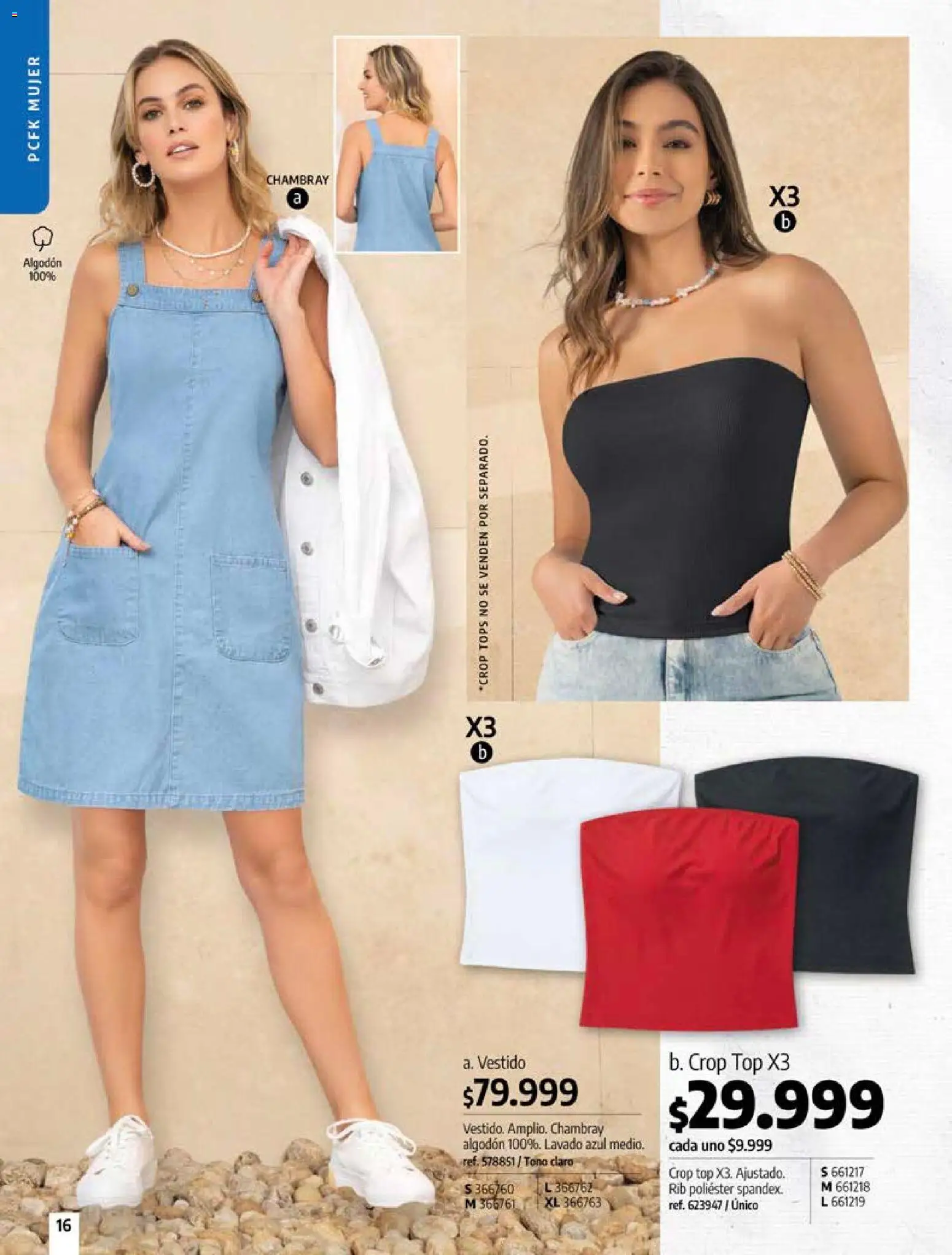 Pacifika revista - valida desde el 03.06.2026 | Página: 17 | Productos: Algodón, Top, Vestido