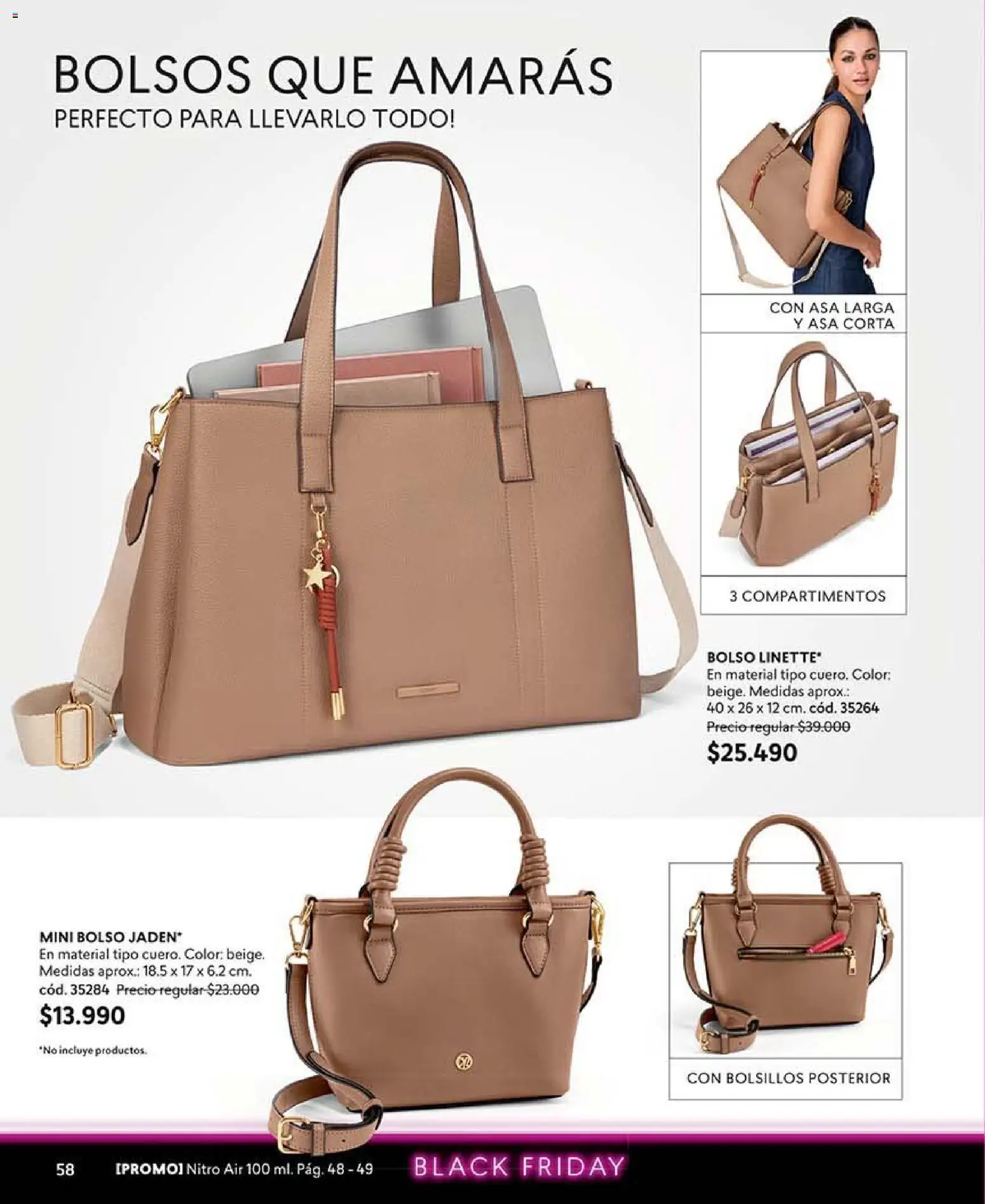 Catálogo CyZone Campaña 16 │ válido desde el 28.09.2026 | Página: 58 | Productos: Bolso, Bolsillos