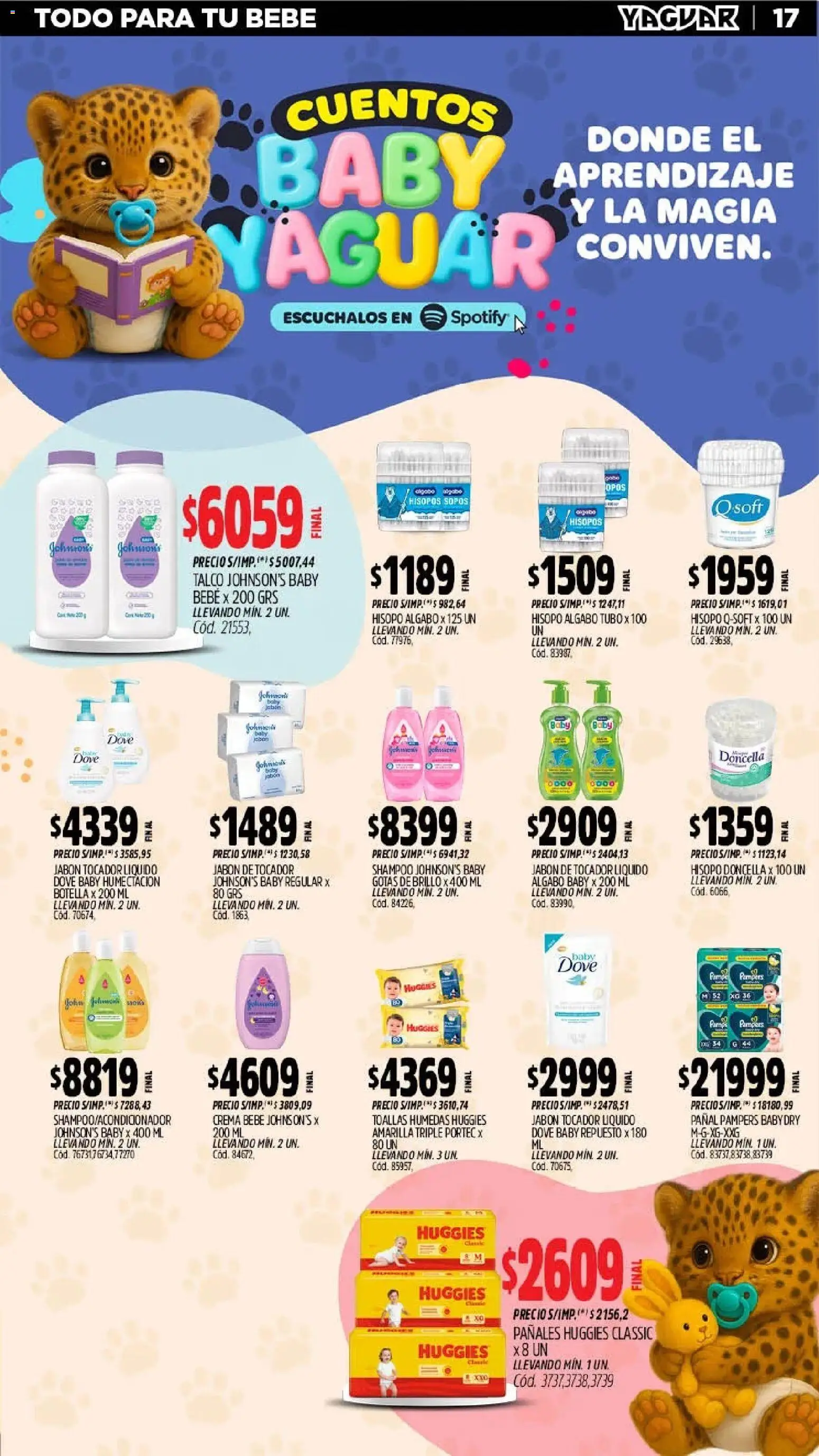 Yaguar - Oferta Semanal Neuquen │ válido desde el 25.05.2026 | Página: 17 | Productos: Botella, Toallas, Shampoo, Jabón