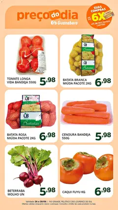 Supermercado Guanabara - Ofertas da semana - Pré-Visualização do folheto da loja Supermercado Guanabara, válido de 26/06/2026