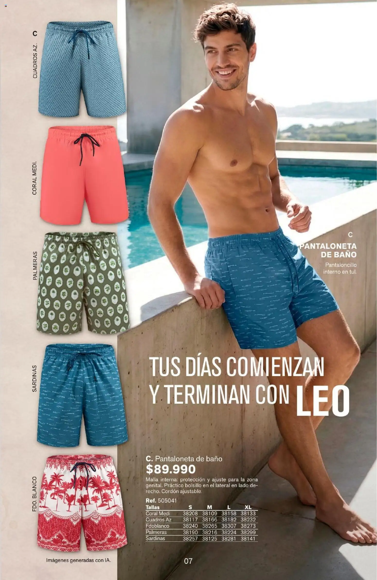 Leonisa revista - valida desde el 04/08/2026 | Página: 7 | Productos: Sardinas, Baño, Pantaloneta
