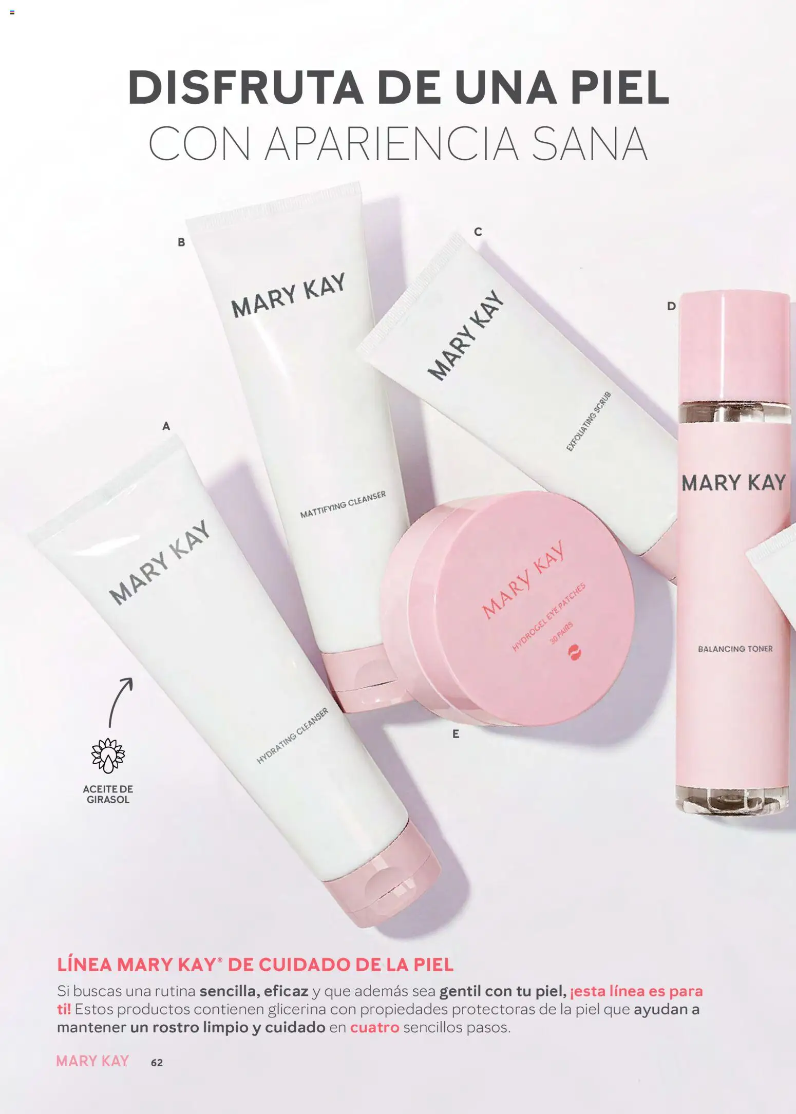 Nuevas ofertas de Mary Kay válidas en toda la República Mexicana desde el 01/07/2026. ¡Encuentra las mejores ofertas en Catálogo Mary Kay Julio Agosto 2026! | Página: 62 | Productos: Aceite, Toner