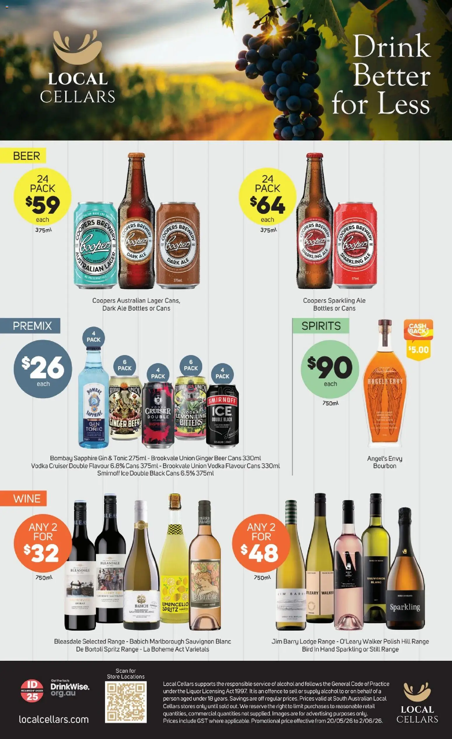 Foodland catalogue - valid from 20.05.2026 | Page: 2 | Products: Beer, Terry, Lime, Raspberry