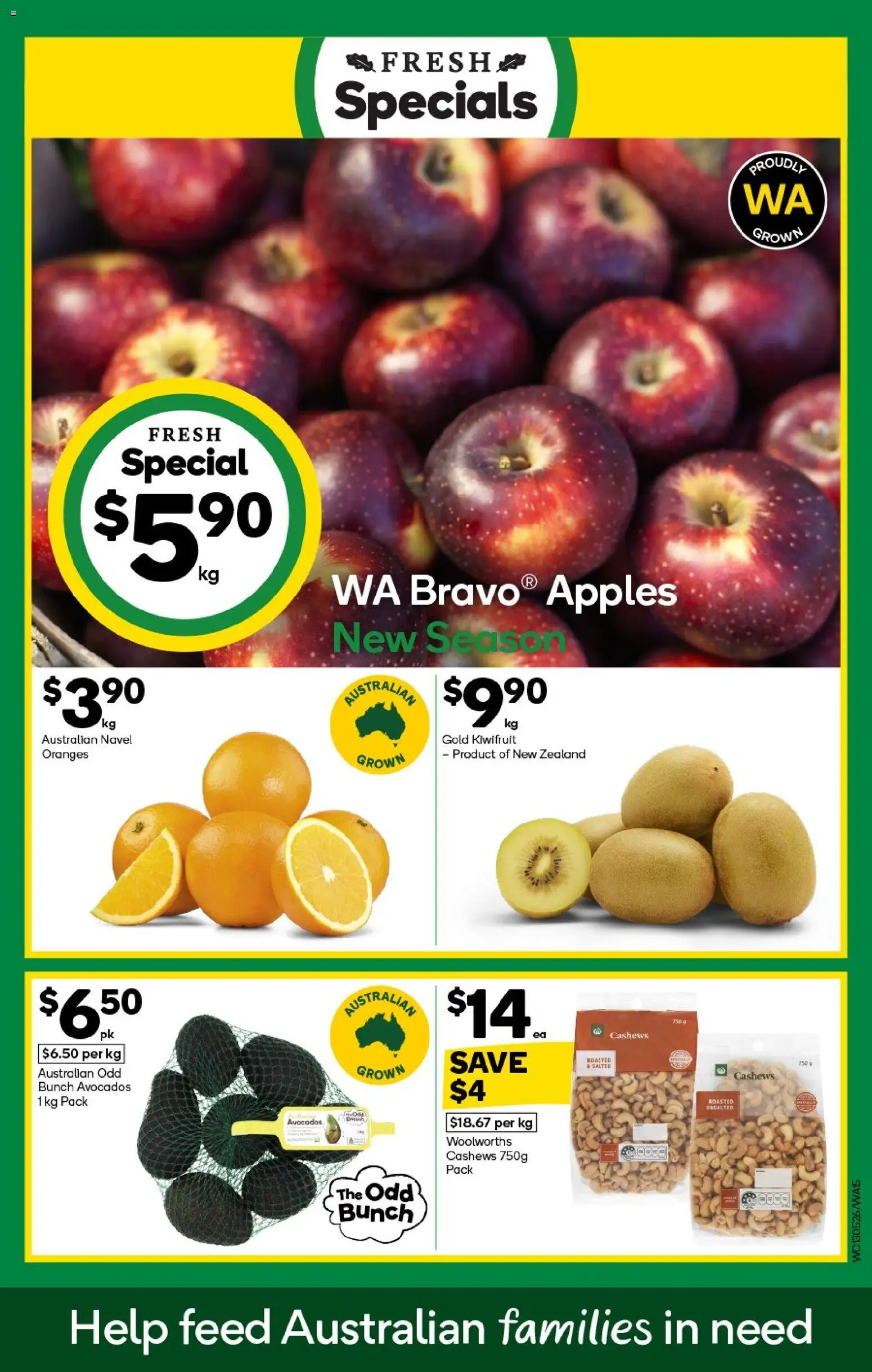 Woolworths catalogue - valid from 13.05.2026 | Page: 15 | Products: Apples, Oranges, Kiwifruit
