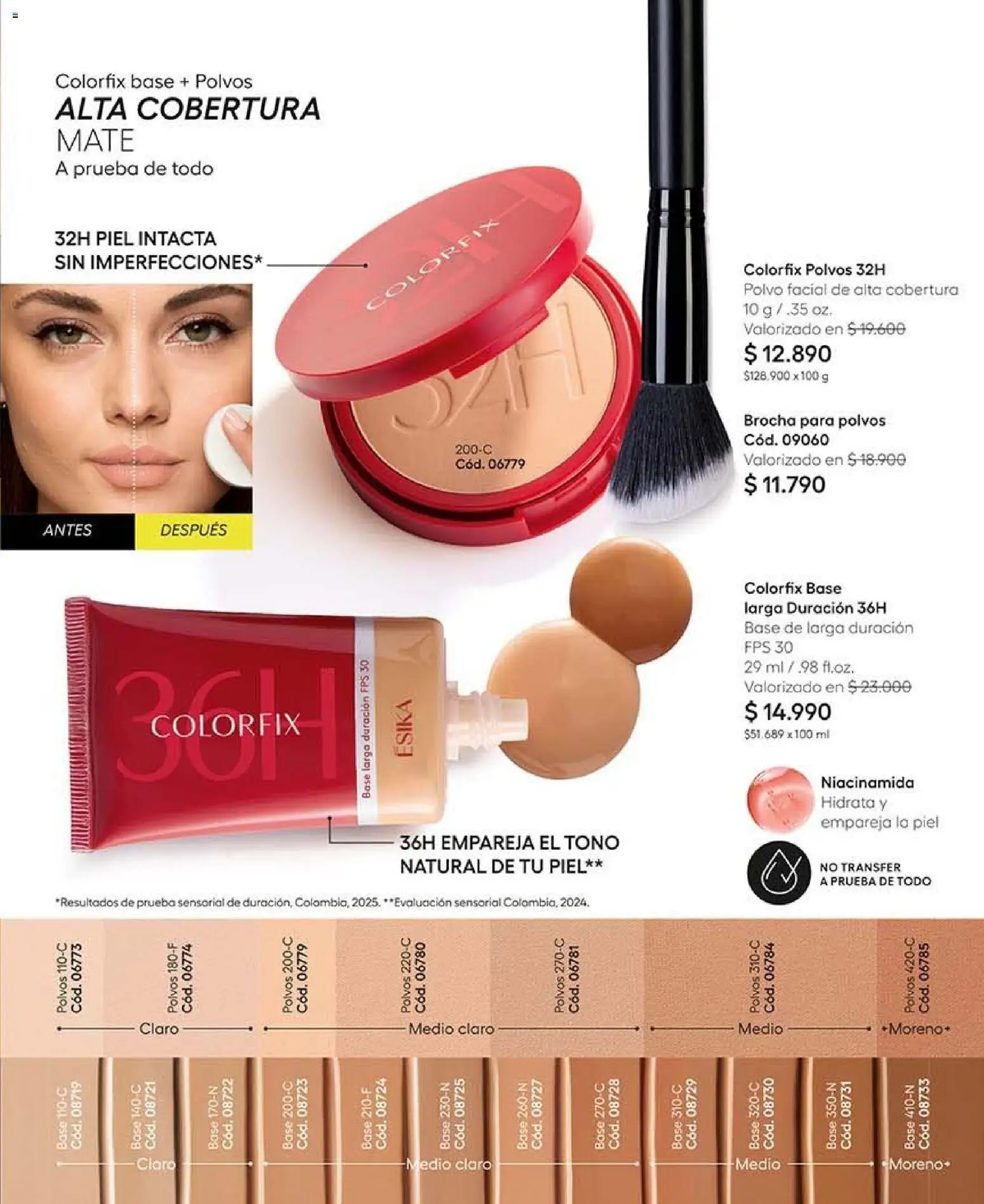 Catálogo Ésika Campaña 16 │ válido desde el 28.09.2026 | Página: 77 | Productos: Polvo, Mate, Base