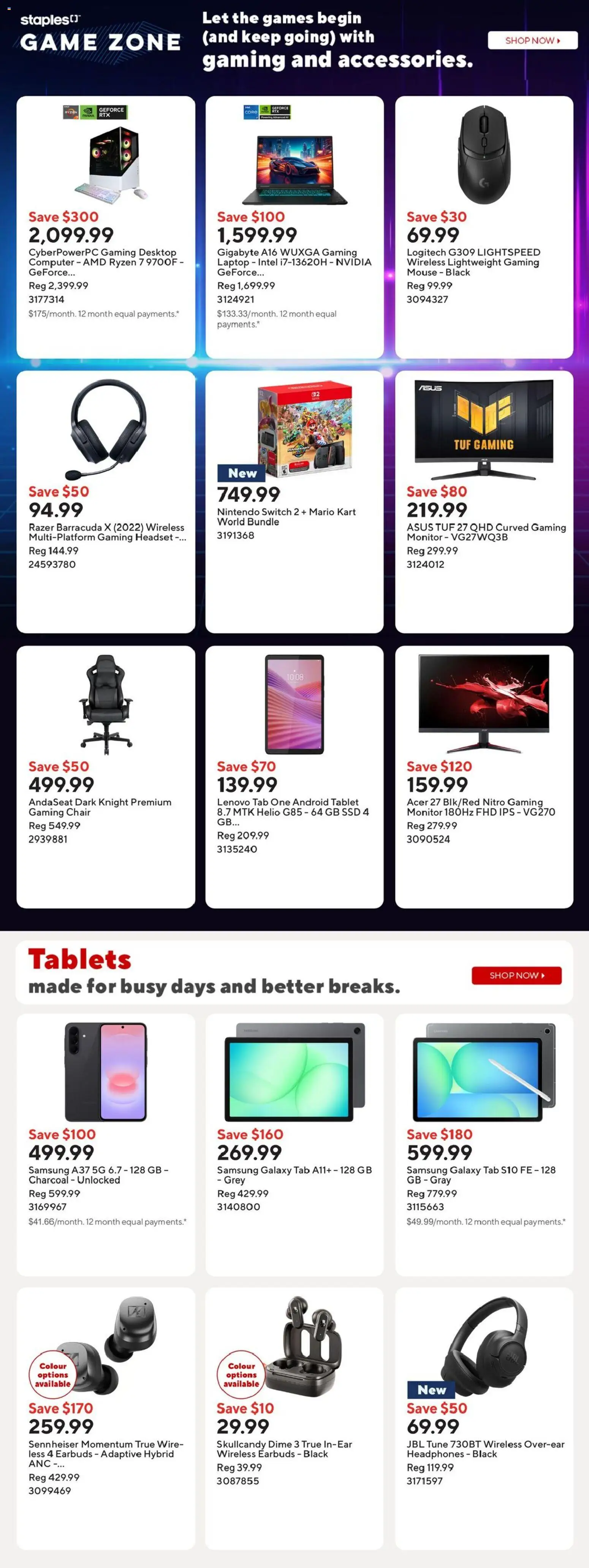 Staples flyer valid from Oct 16, 2026 | Page: 10