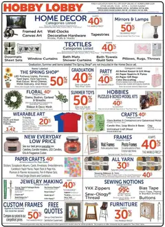 Preview of Hobby Lobby weekly ads valid from 10.05.2026