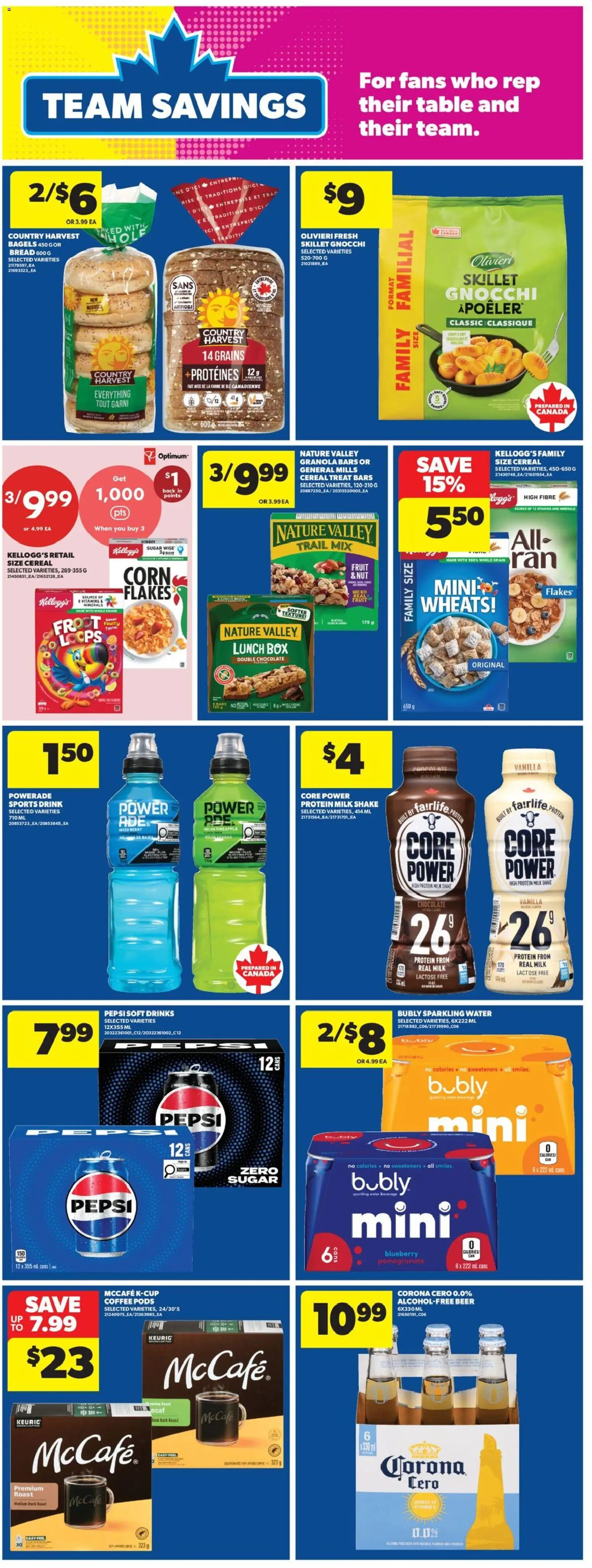 Real Canadian Superstore flyer valid from 18.06.2026 | Page: 13 | Products: Flakes, Milk, Bread, Beer
