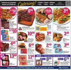 Preview of Price Chopper weekly ads valid from 07/12/2026 | Page: 2 | Products: Peaches, Pork, Beef, Sausage