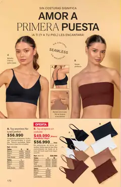 Leonisa catálogo C08/2026 -  Vista previa de la revista de la tienda Leonisa valido desde el 15.05.2026 | Página: 170 | Productos: Top, Café, Vino