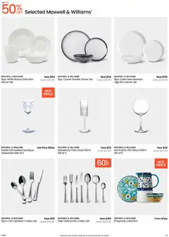 Preview of Myer Kitchen & Dining Essentials - valid from 05.05.2026 | Page: 23 | Products: Cutlery, Dinner set, Glassware, Gin