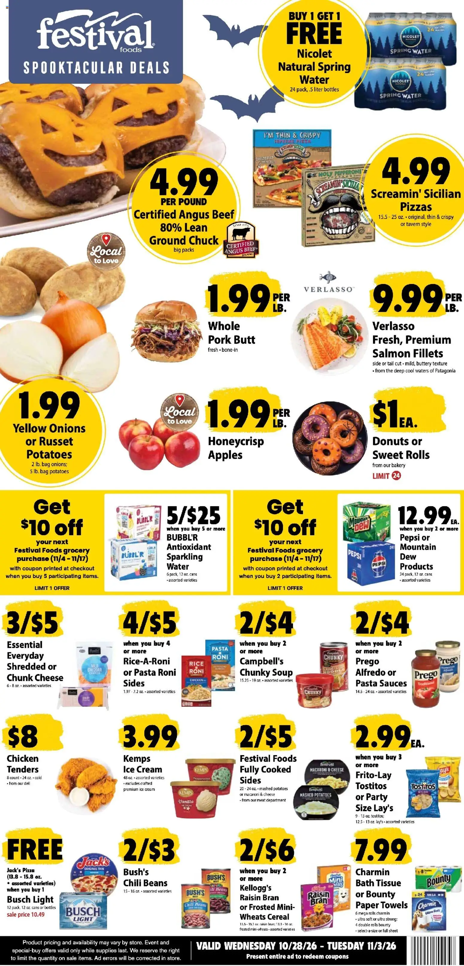 Festival Foods Weekly Ad - valid from 10/28/2026 | Page: 1
