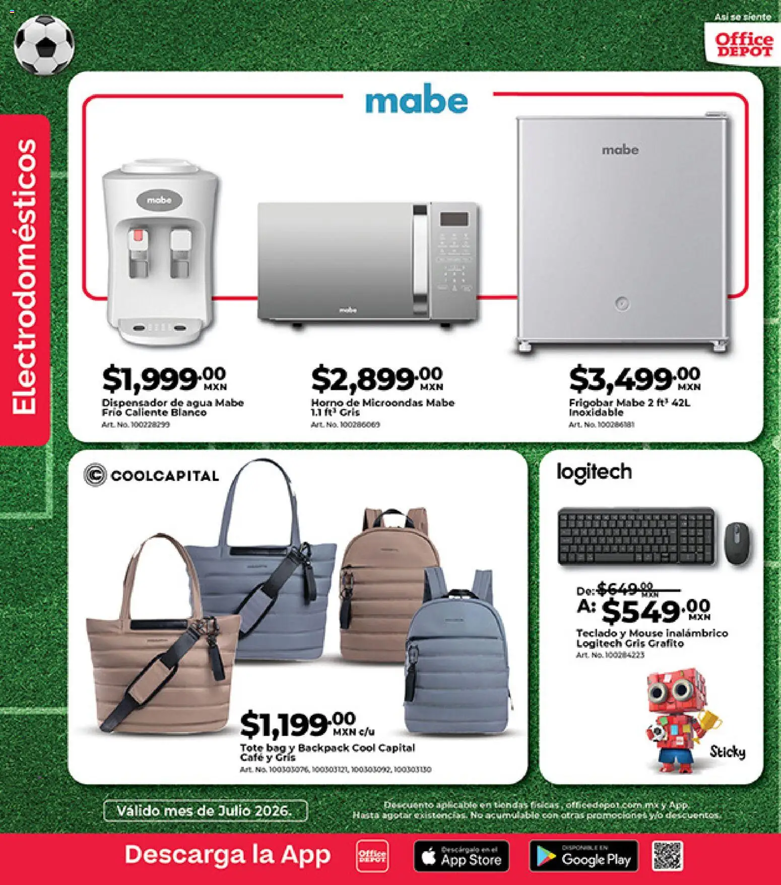Nuevas ofertas de Office Depot válidas en toda la República Mexicana desde el 01/07/2026. ¡Encuentra las mejores ofertas en Office Depot catálogo! | Página: 21