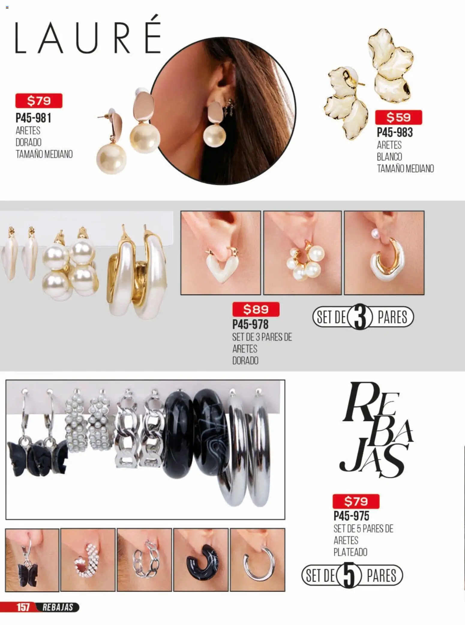 Nuevas ofertas de Cklass válidas en toda la República Mexicana desde el 23/06/2026. ¡Encuentra las mejores ofertas en Cklass catálogo Rebajas sobre rebajas ropa! | Página: 158 | Productos: Aretes