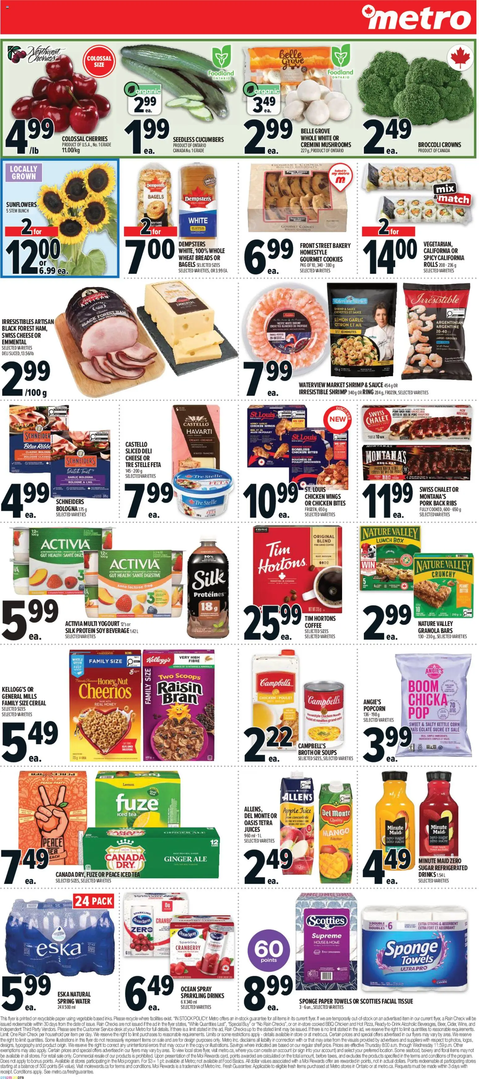 Metro flyer valid from Jul 2, 2026 | Page: 11 | Products: Chicken wings, Kettle, Bakery, Chicken
