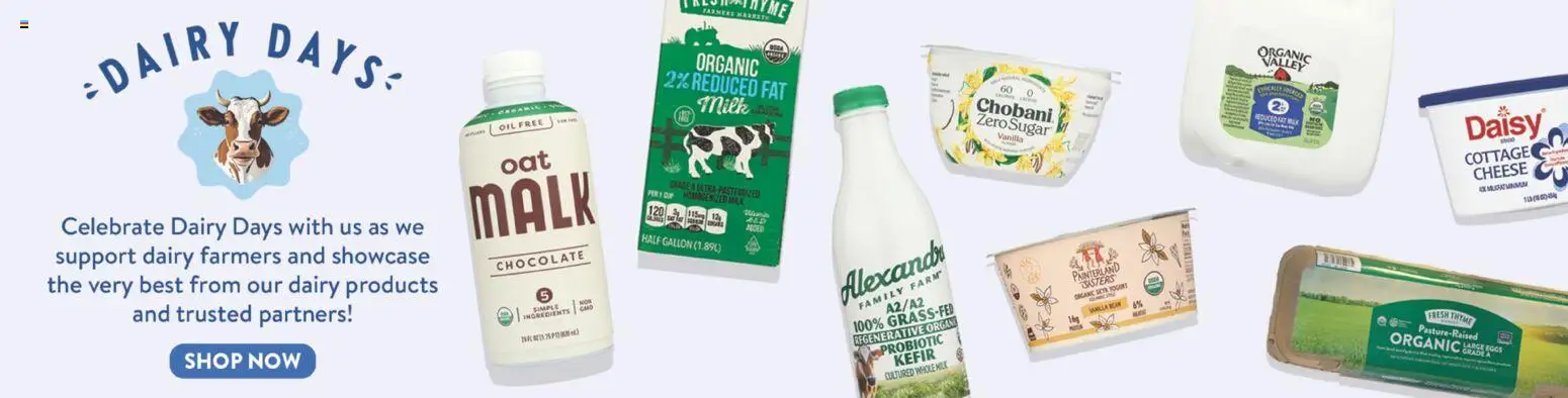 Fresh Thyme Monthly Ad - IL - valid from 01.06.2026 | Page: 3 | Products: Milk, Cheese, Oil, Chocolate