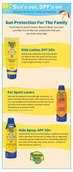 Preview of Rexall weekly flyer / circulaire from shop Rexall valid from 12.06.2026 | Page: 19 | Products: Sunscreen