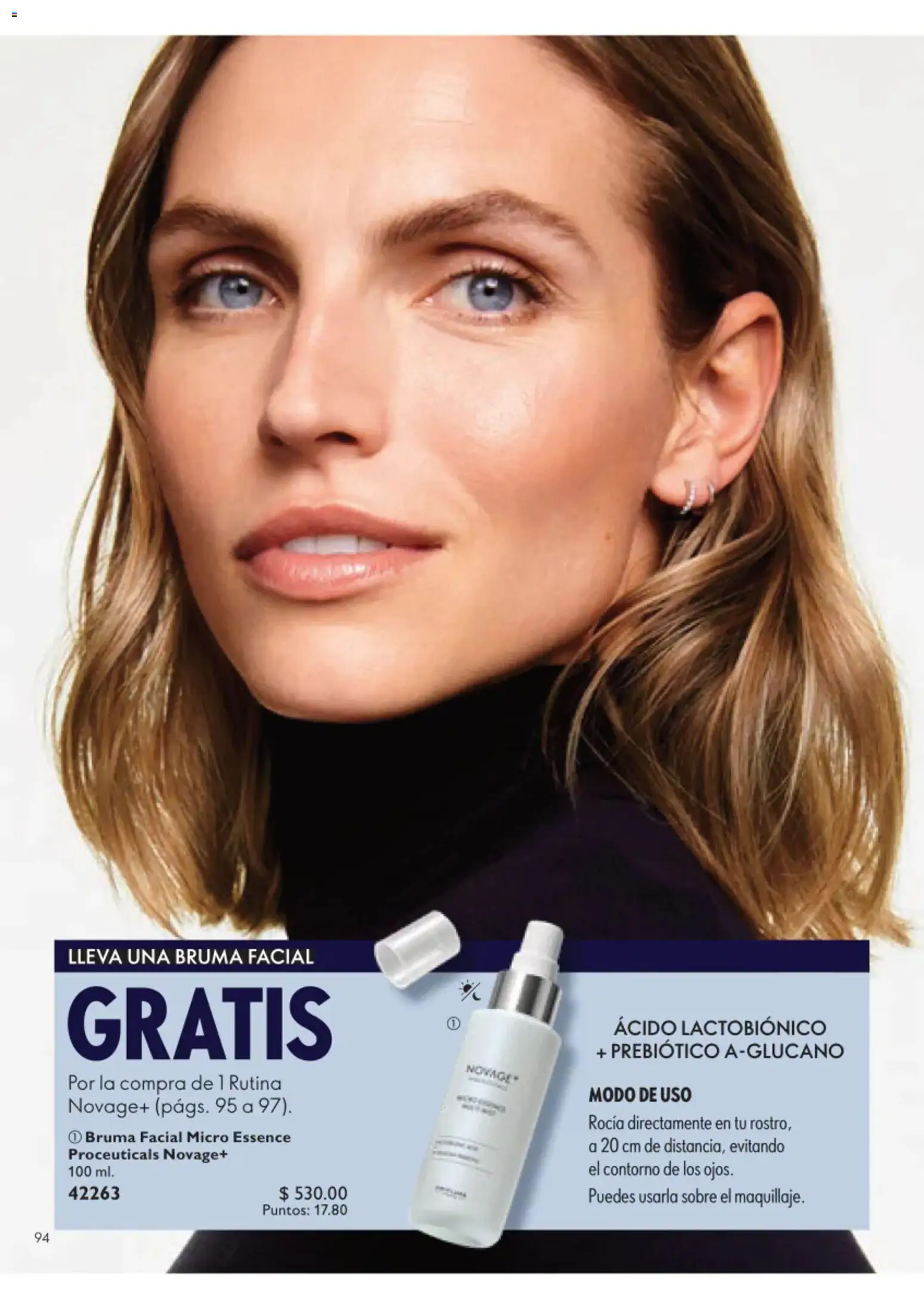 Nuevas ofertas de Oriflame válidas en toda la República Mexicana desde el 01/08/2026. ¡Encuentra las mejores ofertas en Oriflame campaña 11 2026! | Página: 94 | Productos: Contorno, Bruma, Sobre