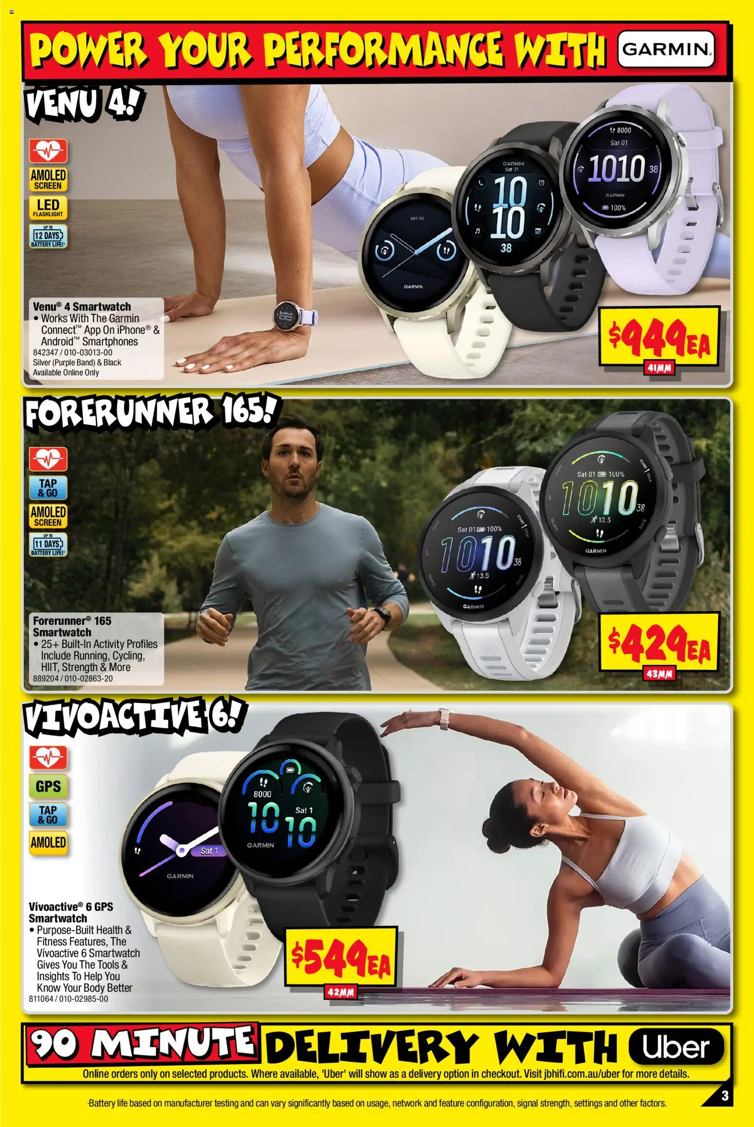 JB Hi-Fi catalogue - valid from 01/10/2026 | Page: 3 | Products: Battery, Tools, Screen, Smartwatch