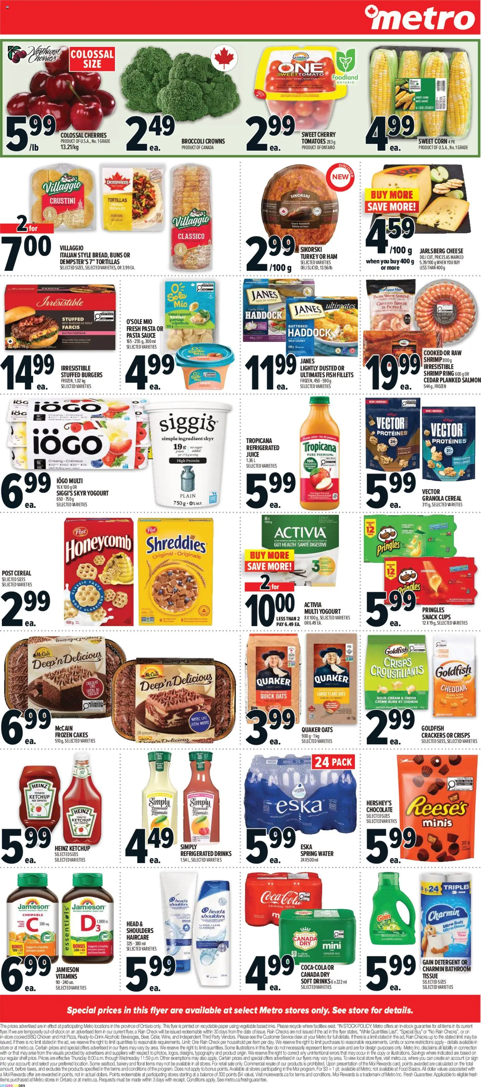 Metro flyer valid from Jul 9, 2026 | Page: 13 | Products: Oven, Bakery, Detergent, Ham