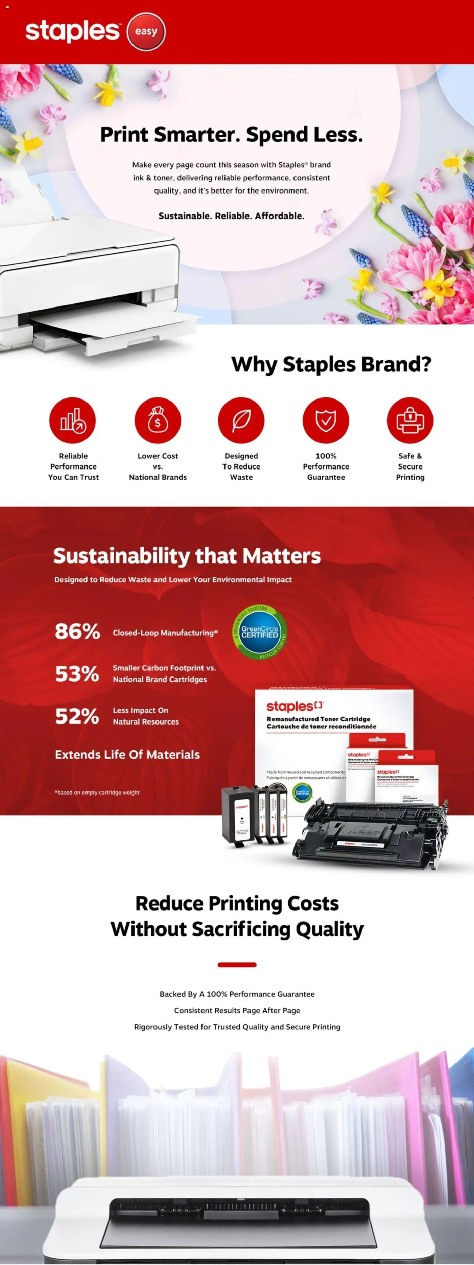 Staples flyer valid from Jun 26, 2026 | Page: 20 | Products: Toner