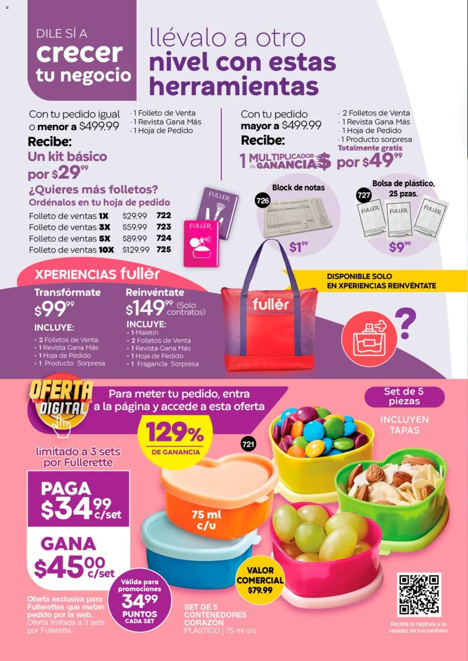 Nuevas ofertas de Fuller válidas en toda la República Mexicana desde el 08/07/2026. ¡Encuentra las mejores ofertas en Fuller Gana Más 7 2026! | Página: 36 | Productos: Bolsa, Fragancia