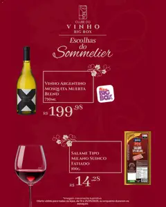 Big Box ofertas Clube do Vinho - Pré-Visualização do folheto da loja Big Box, válido de 19.05.2026 | Página: 2 | Produtos: Salame, Vinho, Mosquita muerta