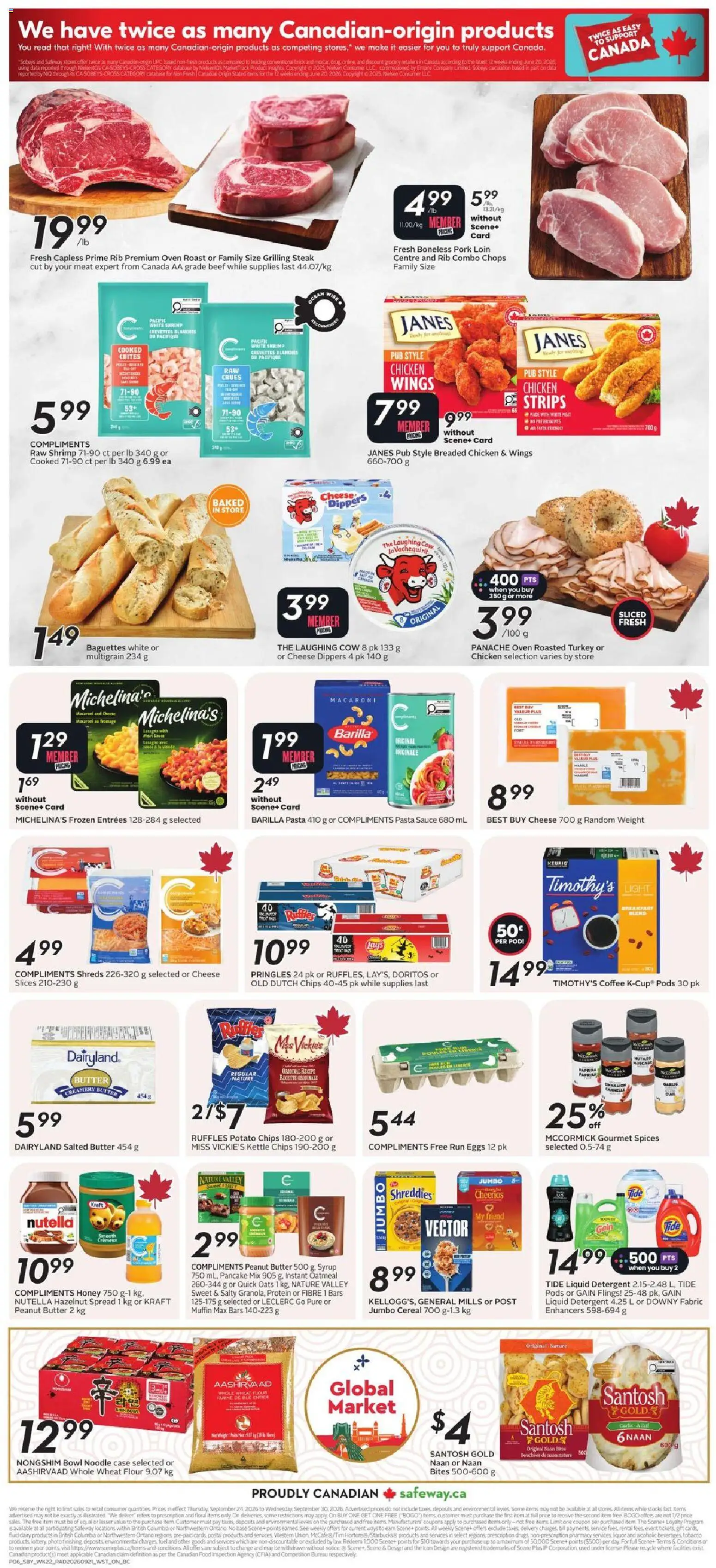 Safeway flyer valid from Sep 24, 2026 | Page: 3