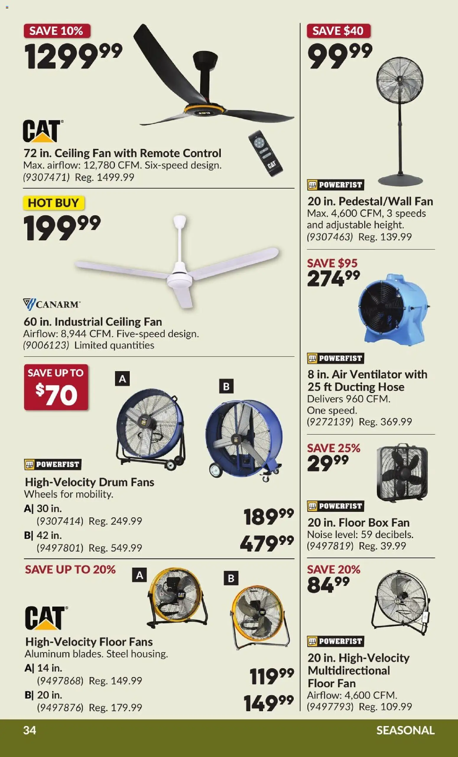 Princess Auto flyer valid from 21.04.2026 | Page: 39 | Products: Fan, Box