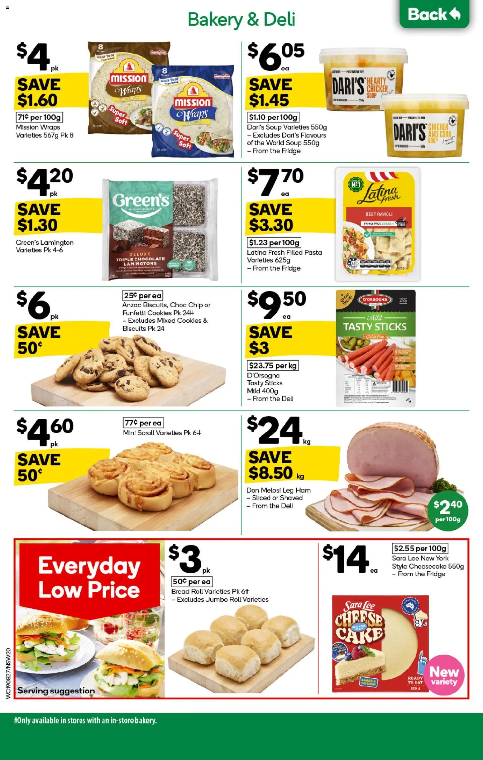 Woolworths catalogue - valid from 19/08/2026 | Page: 20 | Products: Cheese, Beef, Soup, Lamingtons