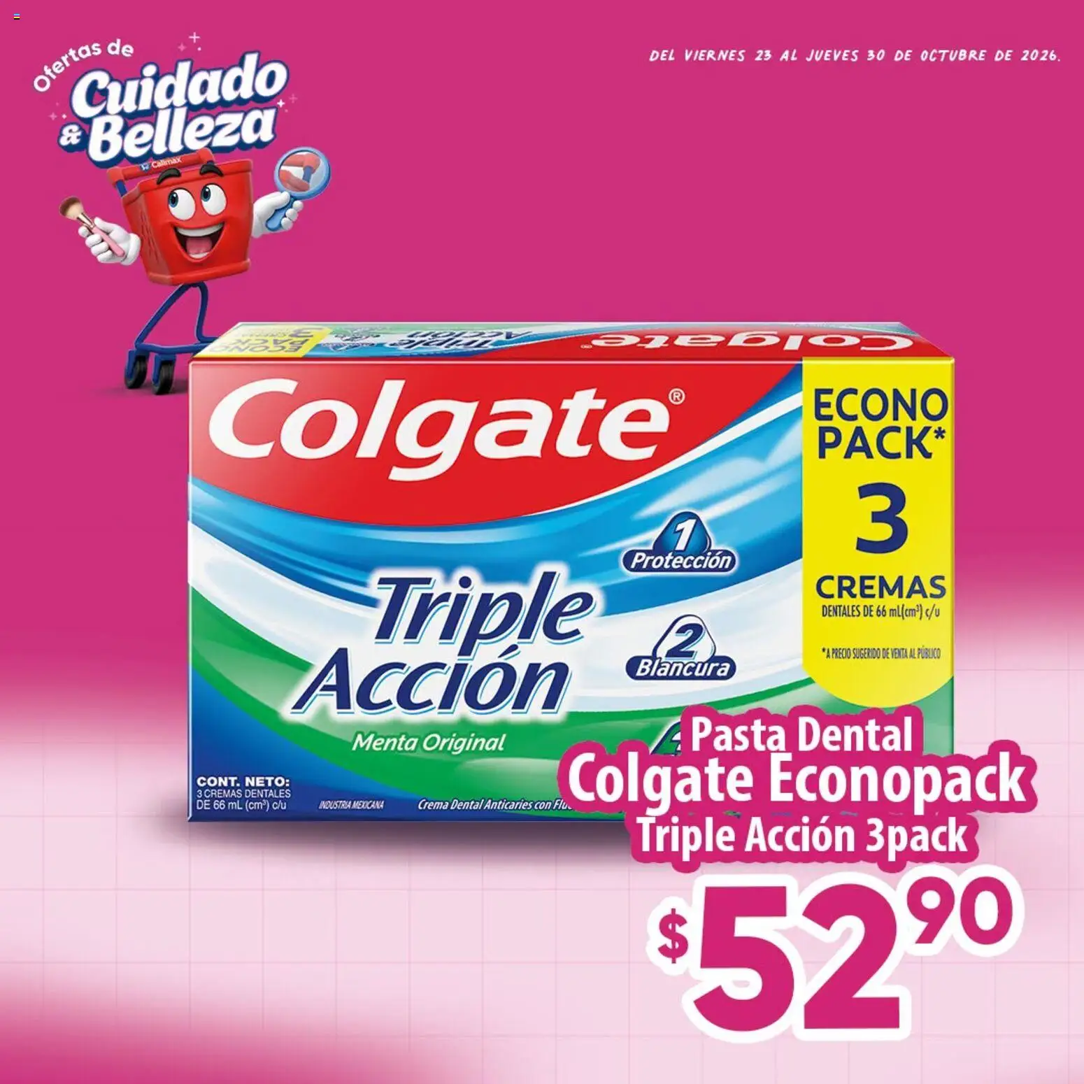 Nuevas ofertas de Calimax válidas en toda la República Mexicana desde el 23/10/2026. ¡Encuentra las mejores ofertas en Calimax folleto Cuidado & Belleza! | Página: 4