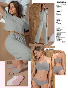 Vista previa de Andrea catálogo Lencería & vestir interior, nuevo folleto de la tienda, válido en México a partir del 24.05.2026 | Página: 25 | Productos: Pijama, Algodón, Lenceria
