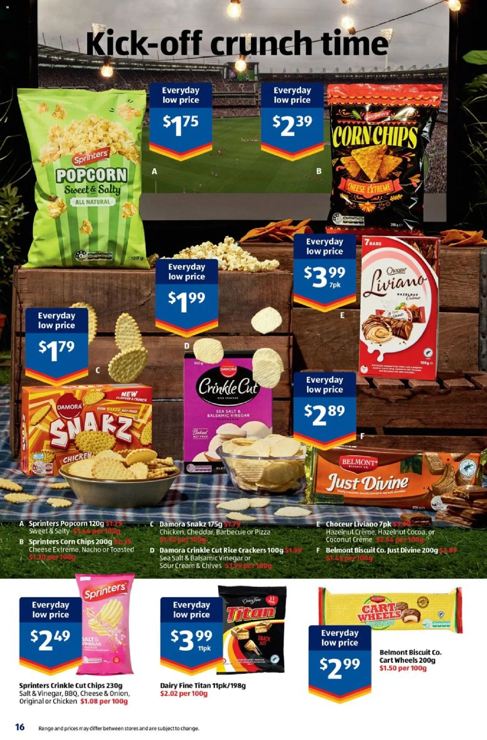 Aldi catalogue - valid from 23/08/2026 | Page: 16 | Products: Chicken, Cart, Cream, Popcorn
