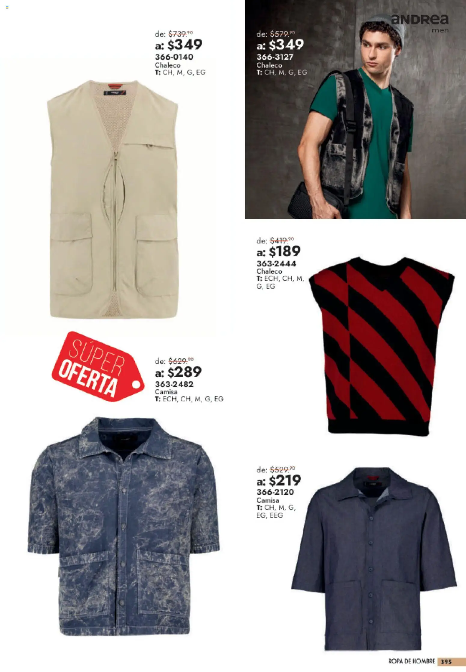 Nuevas ofertas de Andrea válidas en toda la República Mexicana desde el 26/07/2026. ¡Encuentra las mejores ofertas en Andrea catálogo Outlet! | Página: 395