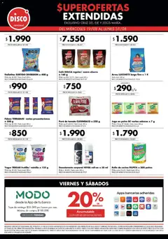 Vista previa Disco - Superofertas extendidas - Cruz del Eje y Jesus Maria válido desde el 19/08/2026