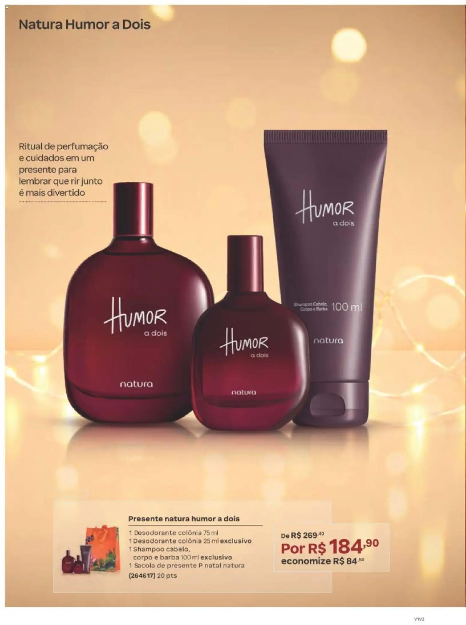Natura Folheto - válido de 12/10/2026 | Página: 20 | Produtos: Shampoo, Desodorante, Sacola