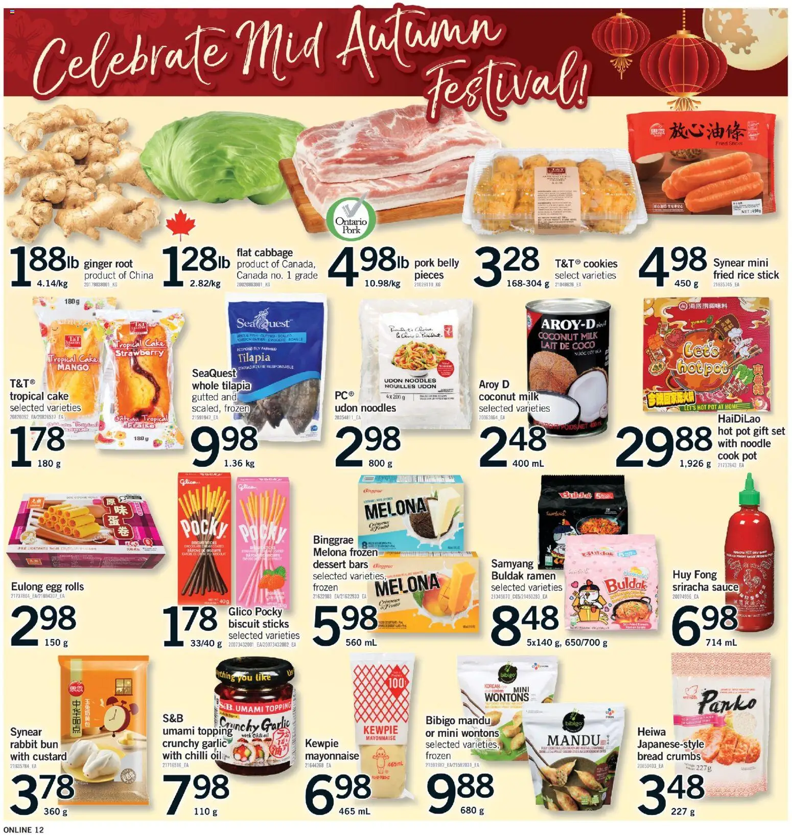 Fortinos flyer valid from Sep 17, 2026 | Page: 11 | Products: Coconut, Cabbage, Cake, Biscuits