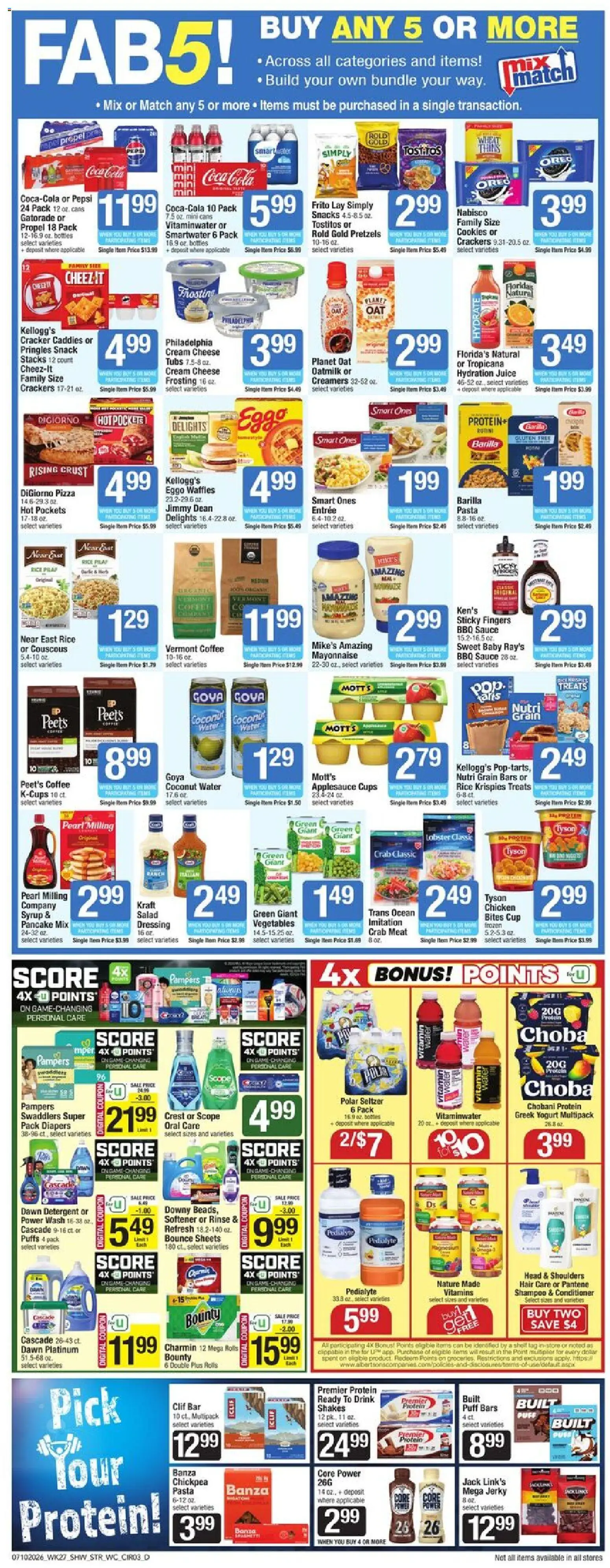 Star Market Weekly Ad - MA - valid from 07/10/2026 | Page: 3 | Products: Cheese, Coffee, Juice, Salad